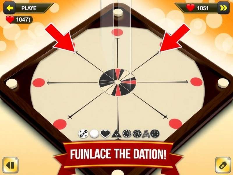 Carrom Blitz King Main Game Screen Carrom Blitz King Gameplay